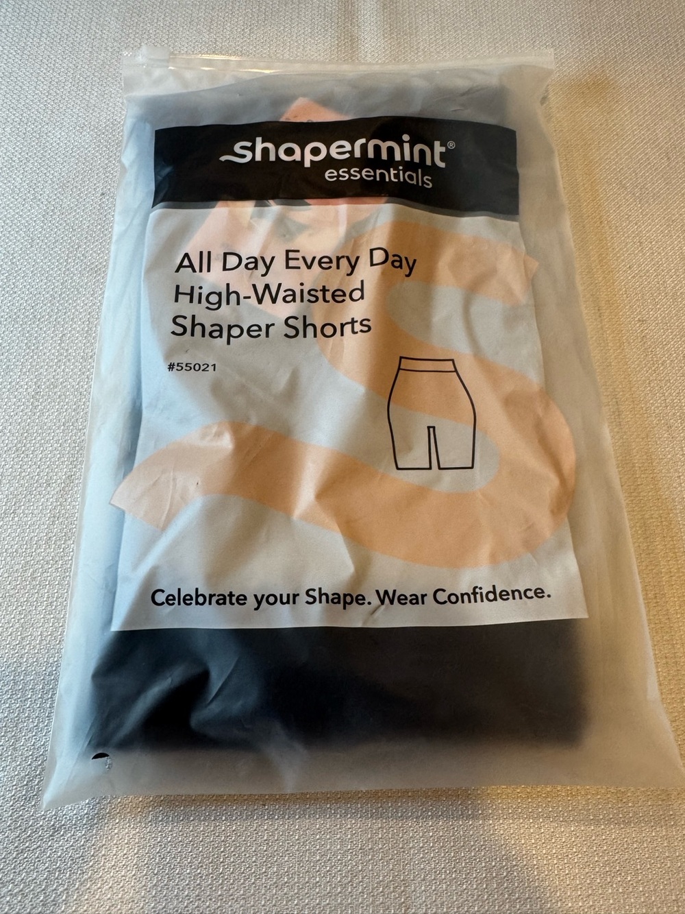 Shapermint Essentials Every Day High-Wasted Shaper Shorts #55021 XL/XXL Black